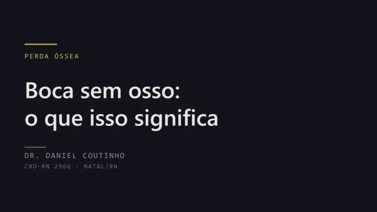 Boca sem osso: o que significa e quais são as opções de implante